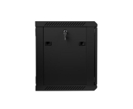 LANBERG Szafa instalacyjna wisząca 19'' 9U 600X450mm czarna (drzwi szklane) WF01-6409-10B - 455290 - zdjęcie 5